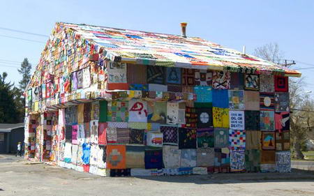 The World’s First Gas Station Covered In Fabric