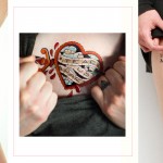 temporary tattoos love letters words hearts