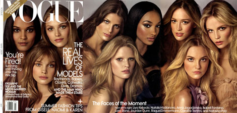 The Faces of the Moment Vogue May 2009