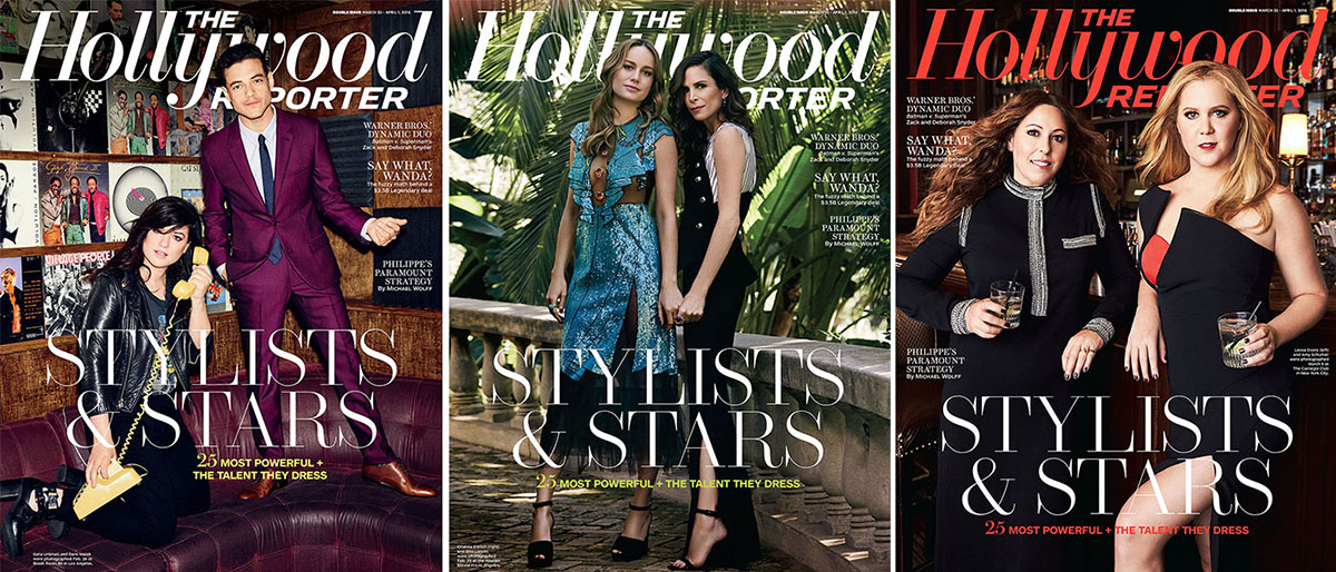 the Hollywood Reporter covers