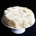 the Rose cake white