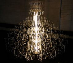 Therese Chandelier yellow