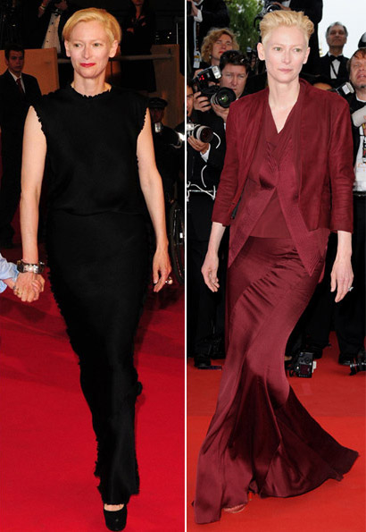 Tilda Swinton Lanvin Ackermann Cannes