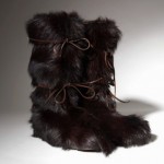 Tom Ford Fur Boots Collection black