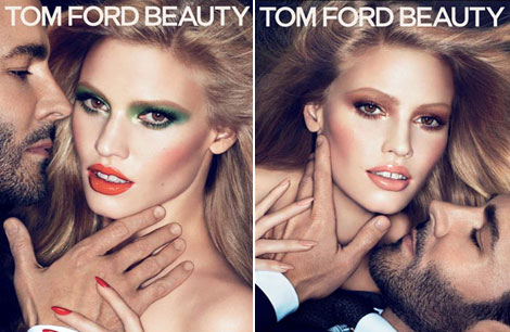 Lara Stone, Tom Ford Fall 2011 Beauty Ad Campaign
