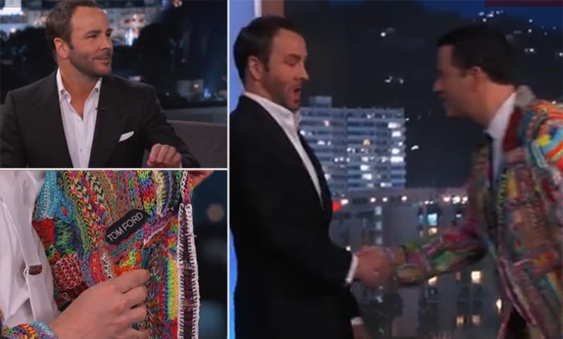 Tom Ford with Jimmy Kimmer about Oscars fashion