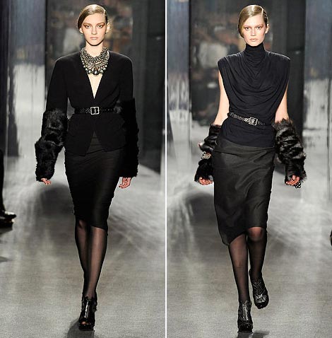 Toni Garn Anya Kazakova Donna Karan Fall 2009