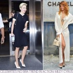 top trends celebrities no bra Miley Cyrus Rihanna