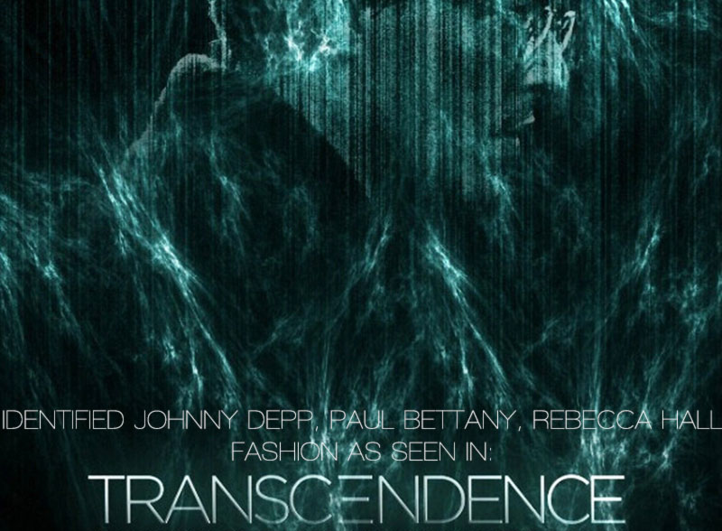 Transcendence movie fashion Johnny Depp Paul Bettany Rebecca Hall