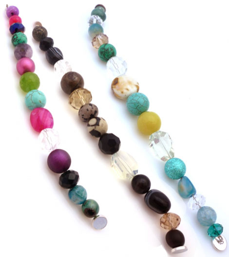 Tweak multicolored necklaces