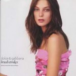 Uk Vogue Daria Werbowy Dolce and Gabbana