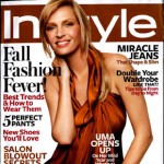 Uma Thurman Instyle US September cover