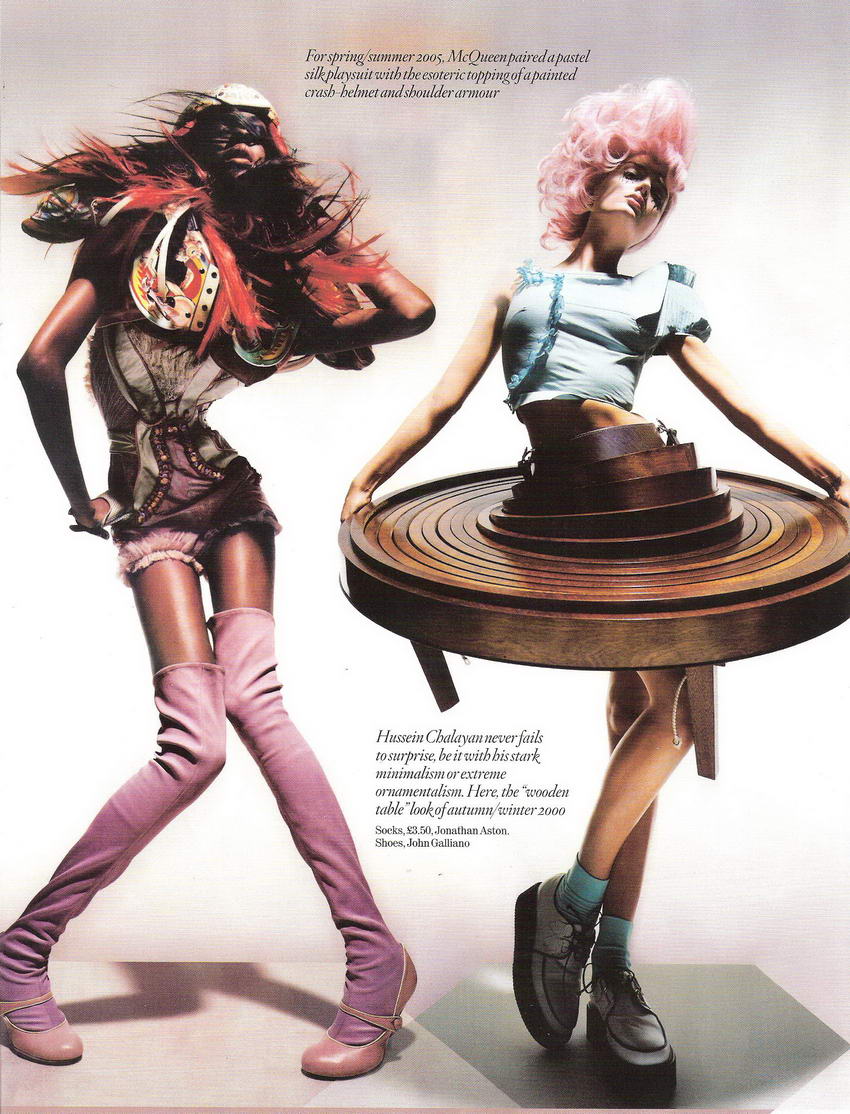 Unbelievable Fashion by Nick Knight for Vogue UK December 2008 pictures 4