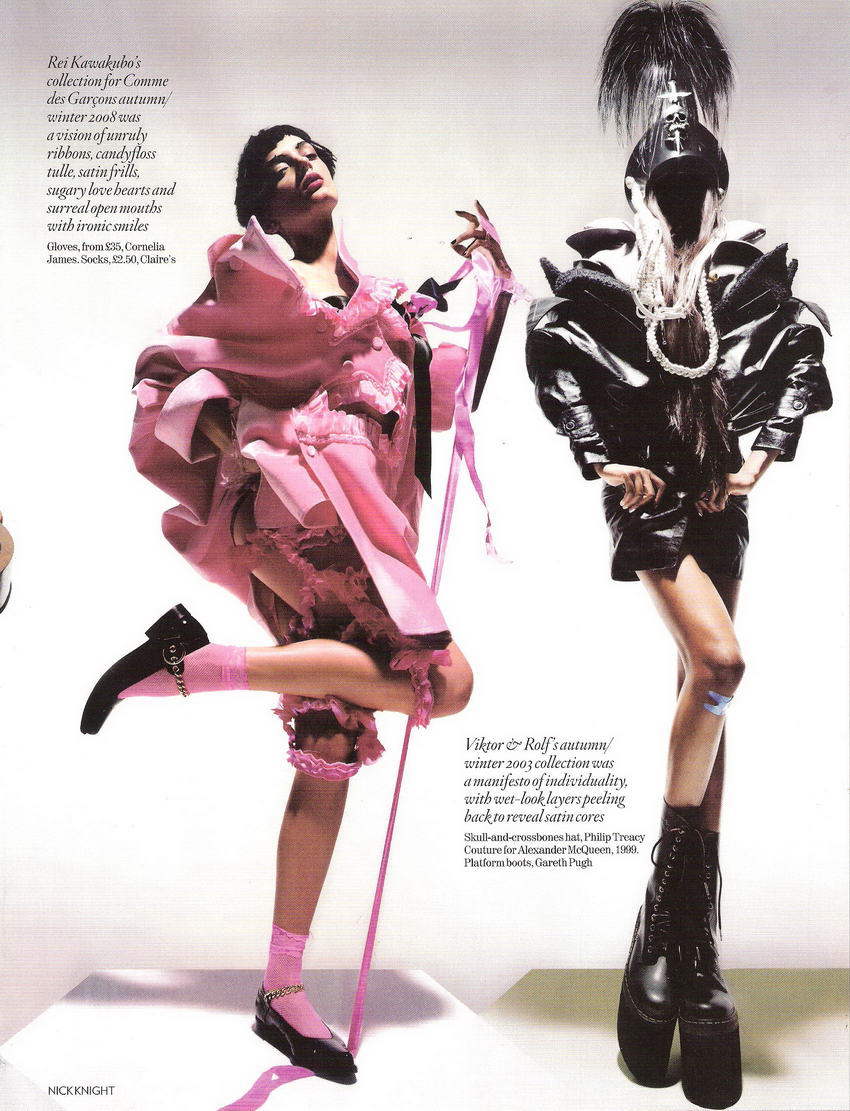 Unbelievable Fashion by Nick Knight for Vogue UK December 2008 pictures 5
