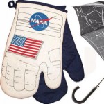 unique Christmas gifts Nasa oven mittens starry umbrella
