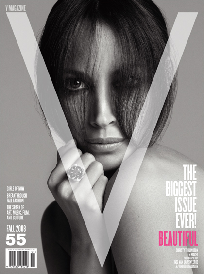 V Magazine 55 fall 2008 Christy Turlington cover
