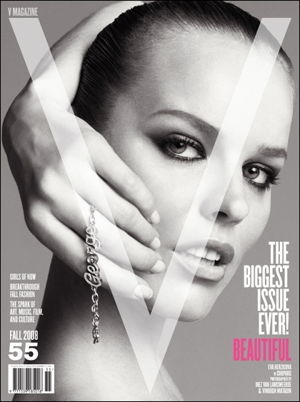 V Magazine 55 fall 2008 Eva Herzigova cover