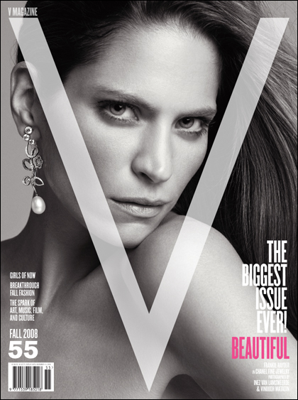 V Magazine 55 fall 2008 Frankie Rayder cover