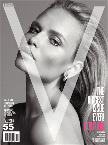 V Magazine 55 fall 2008 Natasha Poly cover