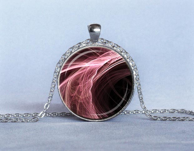 Valentine s day gifts ideas pink handmade pendant