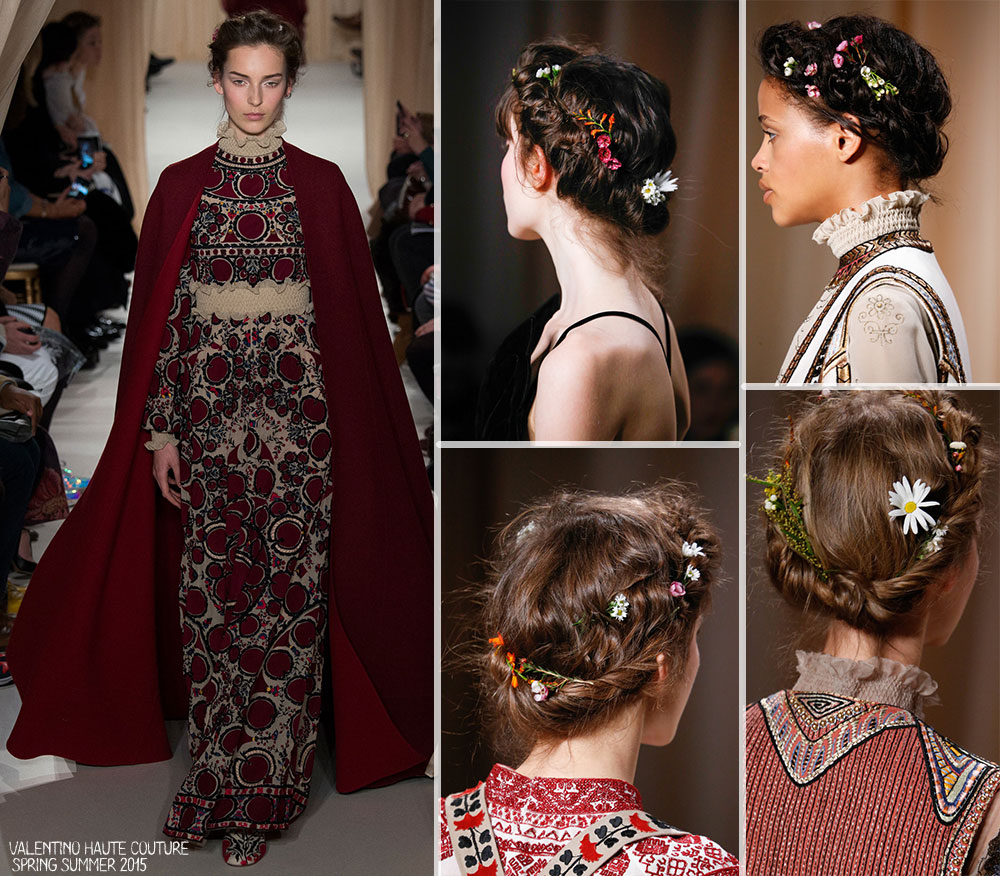 valentino haute couture spring 2015 hair accessories diy
