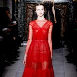 Valentino Spring 2013 Couture red dress