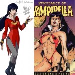 Vampirella classic costume vs modern costume