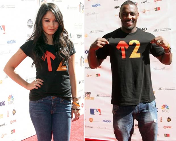 Vanessa Hudgens Idris Elba Stand Up To Cancer