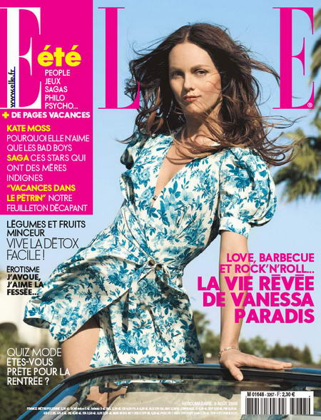 Vanessa Paradis Does French Elle August 2008