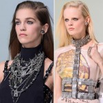 Versace Fall 2013 spiked necklaces earrings harness