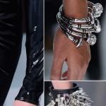 Versace Fall 2013 spiked studded bracelets rings