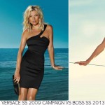 Versace SS 2009 Boss SS 2013 similar ad campaigns