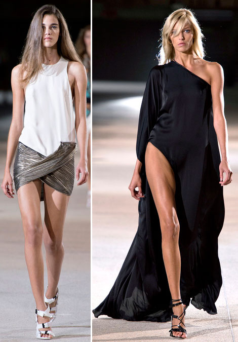 very daring dresses Anthony Vaccarello Spring Summer 2013