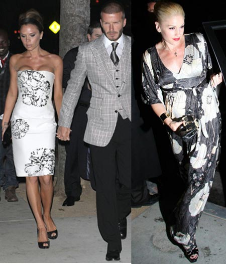 Katie Holmes Golden Appearance For Victoria Beckham’s 34th Black And White Birthday