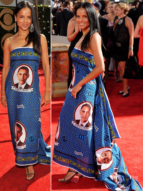 Victoria Rowell Obama Dress Emmy 2009