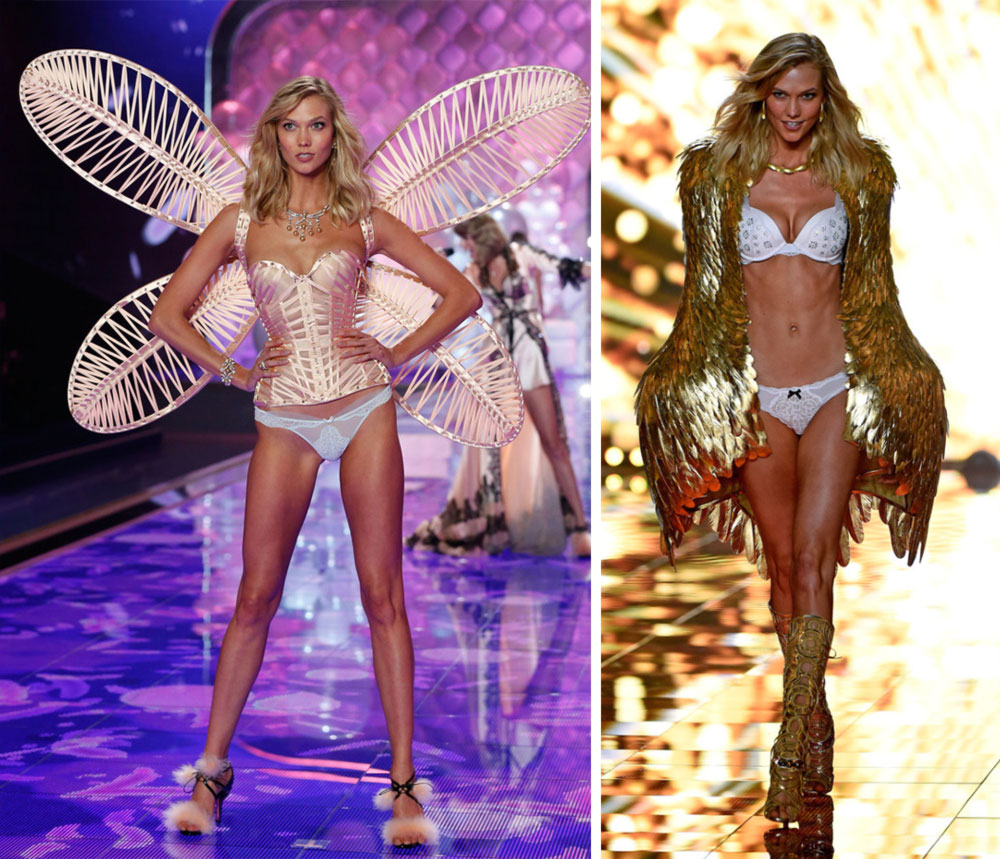 Victoria s Secret 2014 Fashion Show Karlie Kloss wings