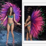 Victorias Secret 2015 Fashion Show Alessandra Ambrosio wings fireworks