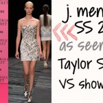 Victoria s Secret fashion show 2014 Taylor Swift JMendel minidress
