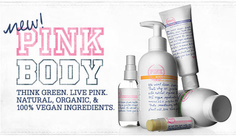 Victoria s Secret Pink Organic beauty line