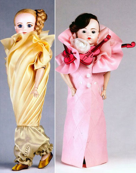 Viktor and Rolf doll dresses