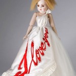 Viktor and Rolf doll whit I love you dress