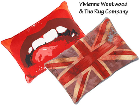 Vivienne Westwood pillows the Rug Company