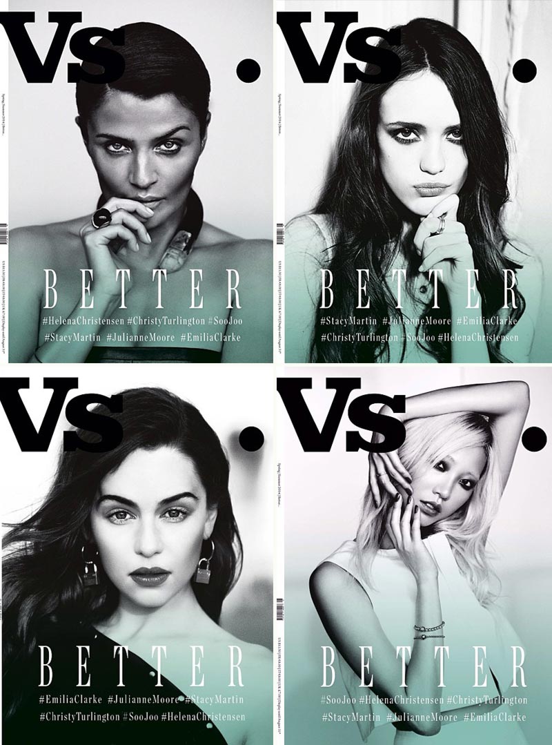 Vs Magazine Spring 2014 covers