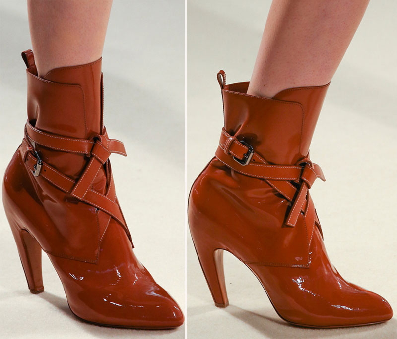 Vuitton new patent leather booties fall 2014