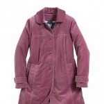 Boden Washed velvet coat purple