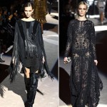 wear black fringes lace Fall 2013 Tom Ford