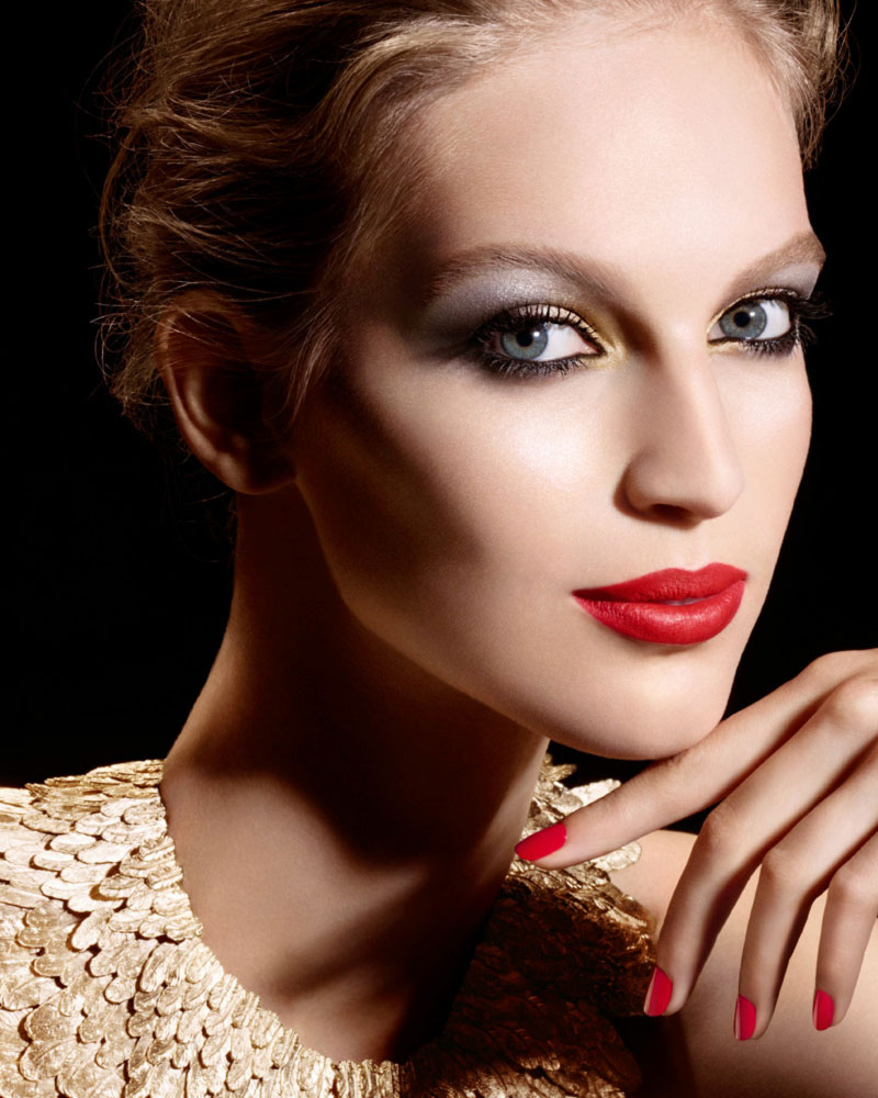 what makeup for the Holidays party Chanel Ad Campaign