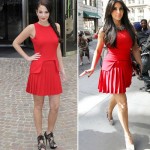 who wore the same Alexander McQueen red dress as the Duchess