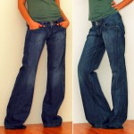 Wide leg jeans boyfriend fit