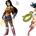 Wonder Woman classic suit vs modern suits